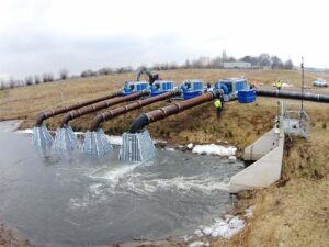 Lagos Intensifies Flood Control with Temporary Pumps Amid Regeneration Works