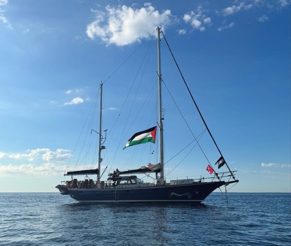 Gaza Aid Boat Activists Denounce Israel’s Threat to Attack Vessel