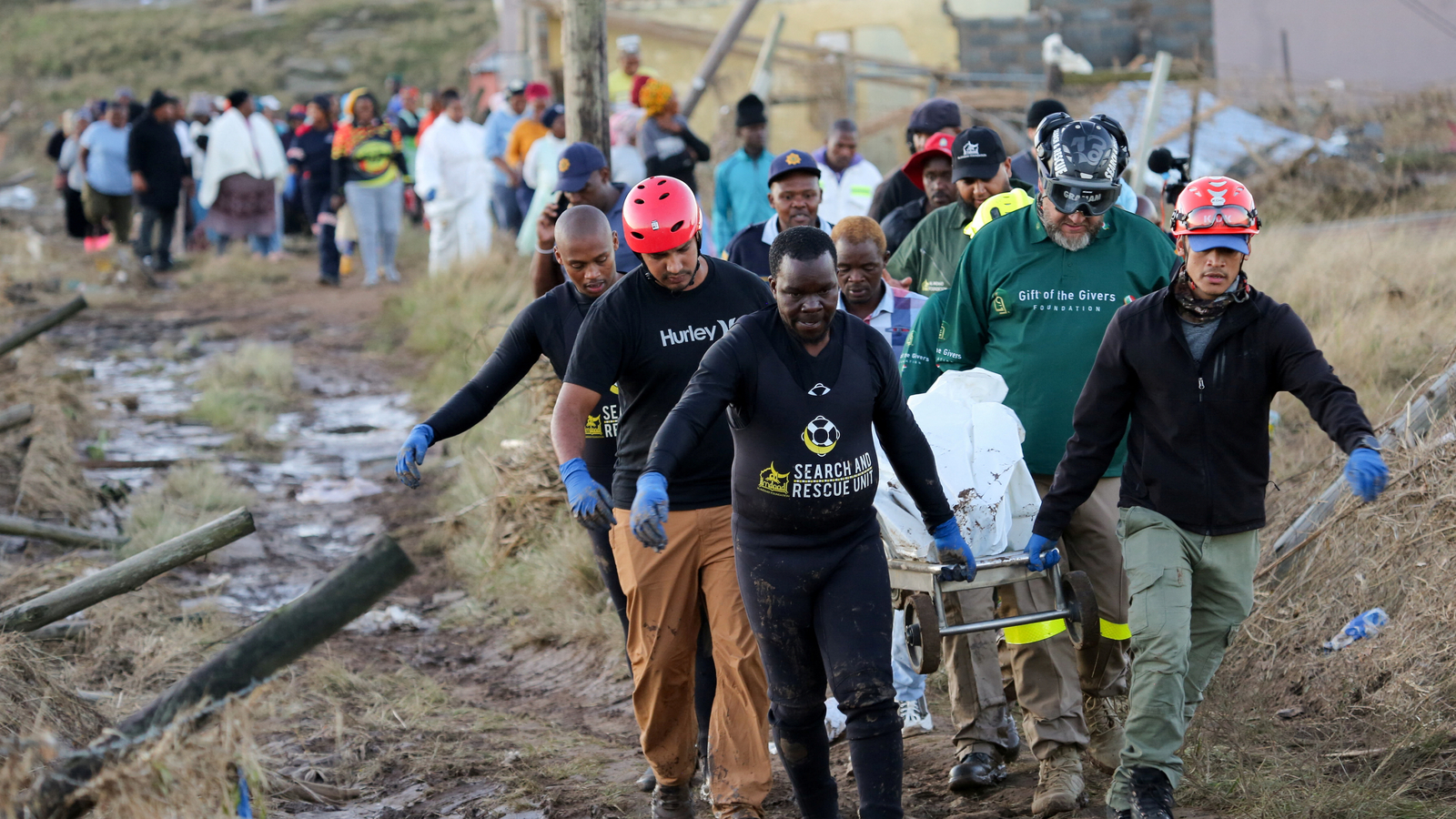 *Death Toll from South Africa Floods Climbs to 78; Search Efforts Continue