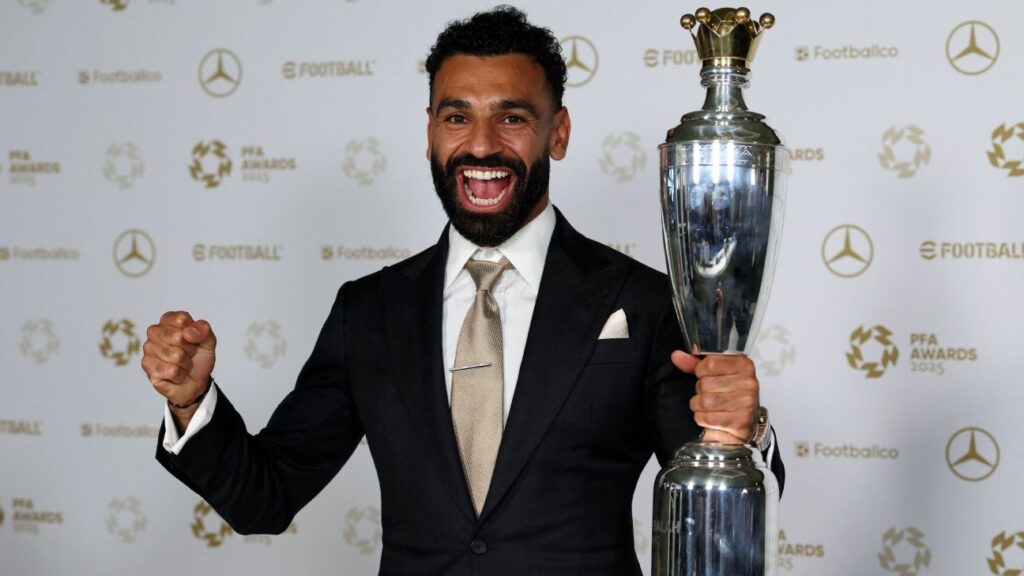 Liverpool’s Salah Secures Record Third PFA Honour